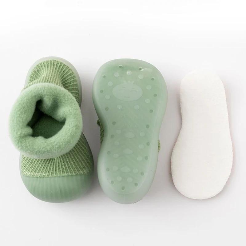 Chaussures premier marcheur hiver 0-4 ans garçon fille chaudes pour nouveau-né infantile