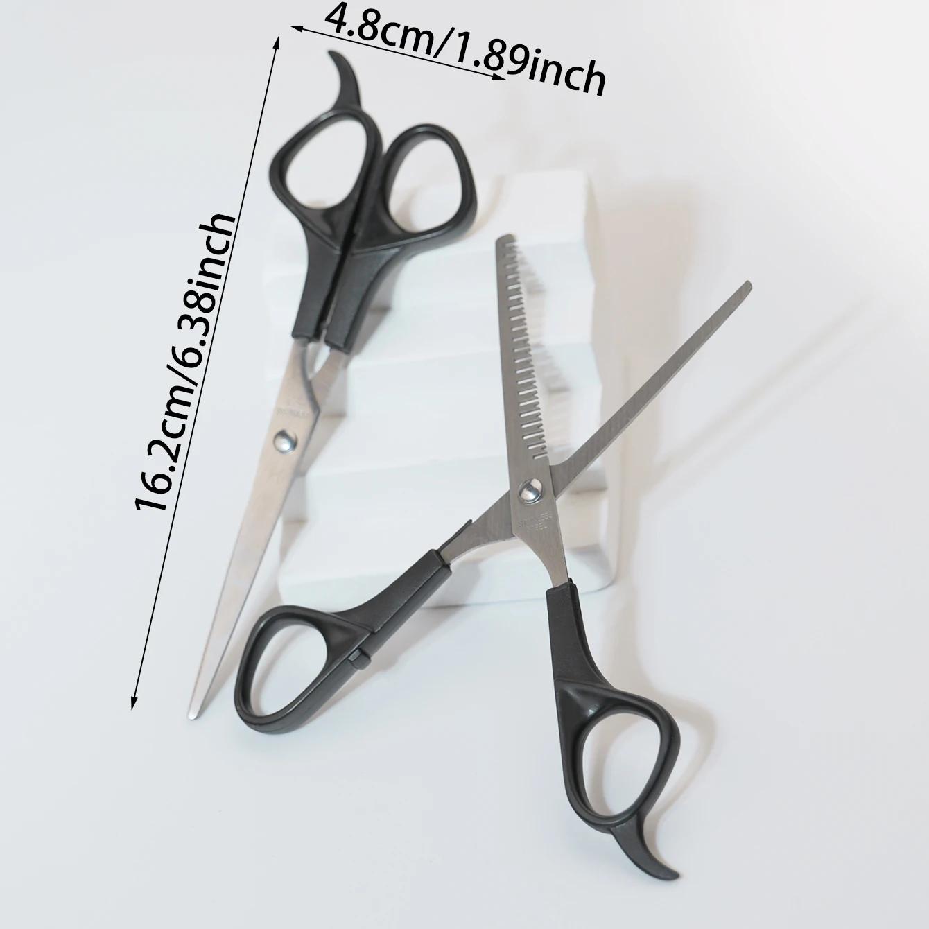 Kit de ciseaux de coupe de cheveux, ciseaux de coiffure professionnels pour Salon de coiffure, barbi