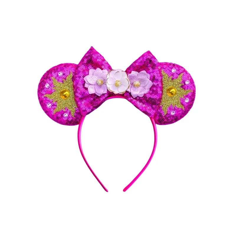 Mikcey souris princesse bandeau oreilles pour enfants raiponce bandeau femmes magique hexagramme che