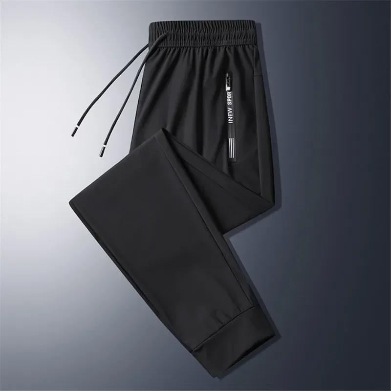 Pantalon de survêtement décontracté pour homme, grande taille 7XL 8XL, été, noir, gris