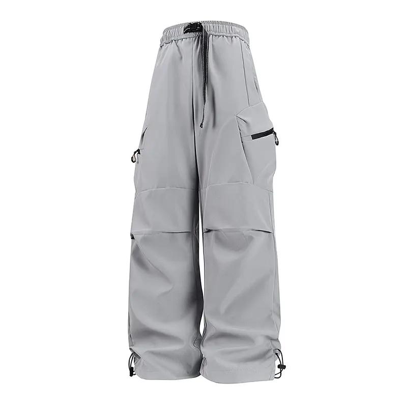Printemps automne pantalon décontracté mode ample confortable respirant plusieurs poches Cargo panta