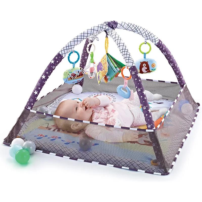 Tapis de jeu bébé gym activité - Cadre fitness nourrisson avec couverture rampante cadeau enfant
