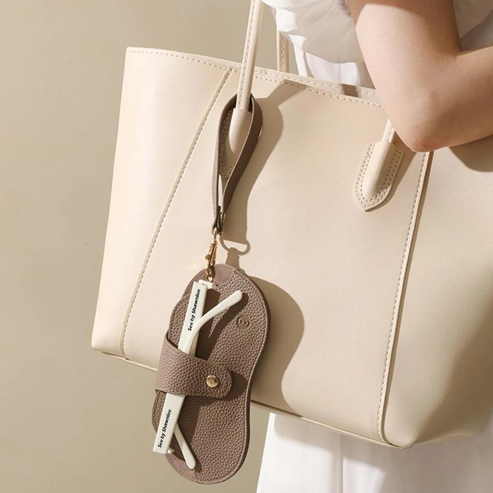 Sac à lunettes en cuir PU motif litchi souple, étui pour lunettes de soleil rétro, cadre Portable po