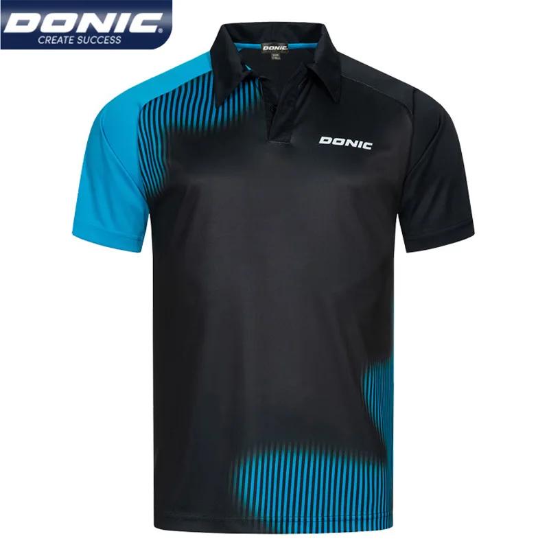 Maillot de tennis de table respirant pour hommes et femmes, manches courtes, t-shirt de ping-pong, c