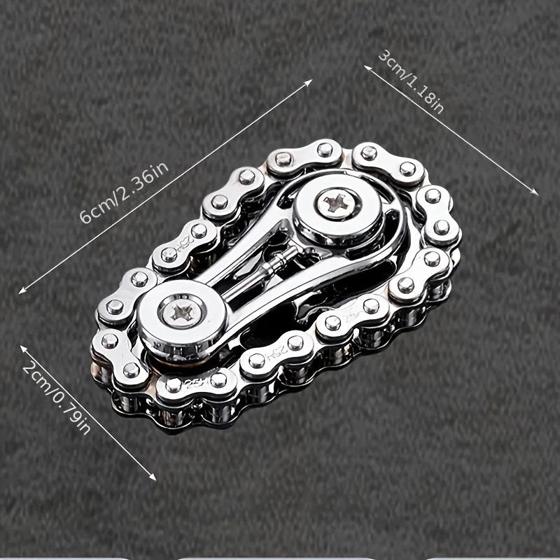 Nouvelles pignons volant d'inertie doigt Gyro Fidget Spinner anti-stress anxiété chaînes de vélo en 
