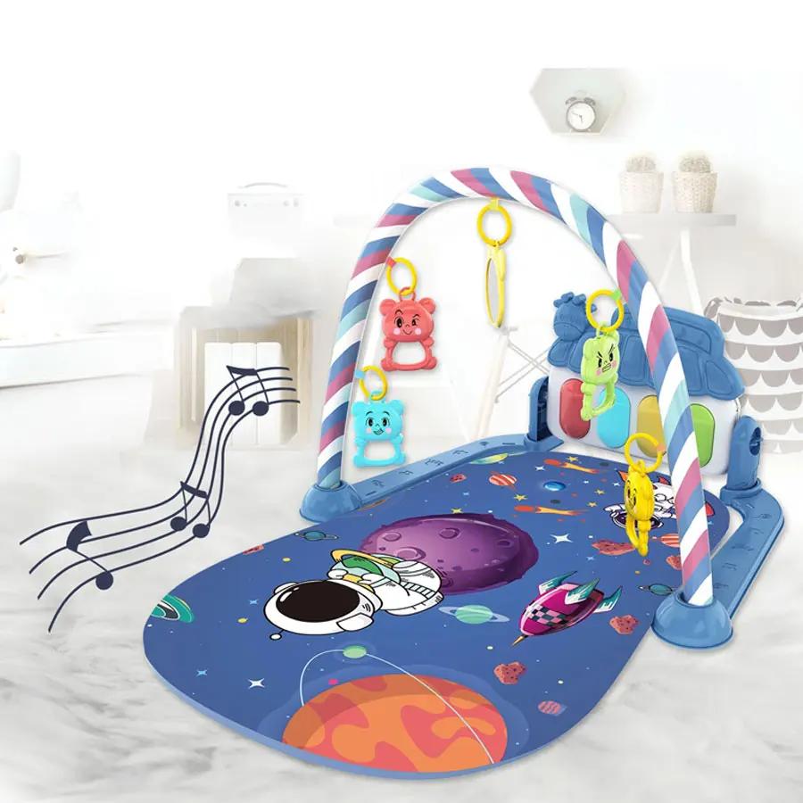 Support gymnastique bébé 0-36 mois tapis jeu musical piano pédale éveil sensoriel