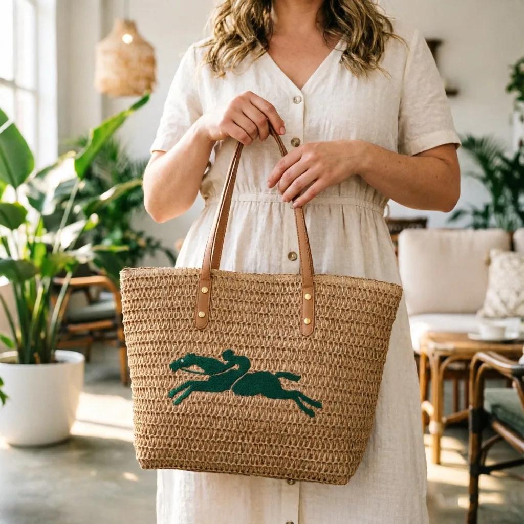 Sac à langer classique de créateur, grande capacité, mode parisienne, sac à bandoulière élégant pour