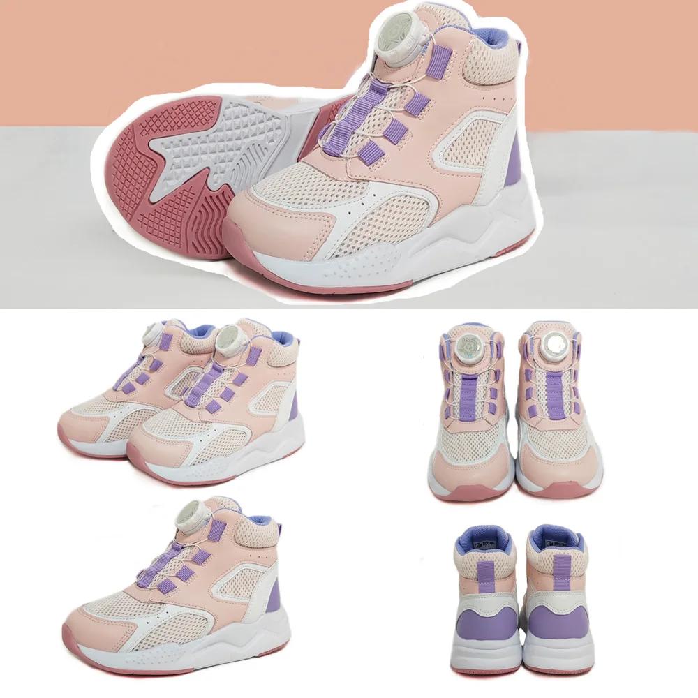 Ortoluckland – baskets orthopédiques en cuir pour filles, chaussures orthopédiques pour enfants de 2