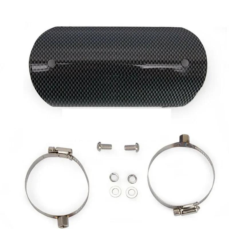 Tuyau d'échappement universel pour Moto, Style Fiber de carbone, couvercle de bouclier thermique, pr