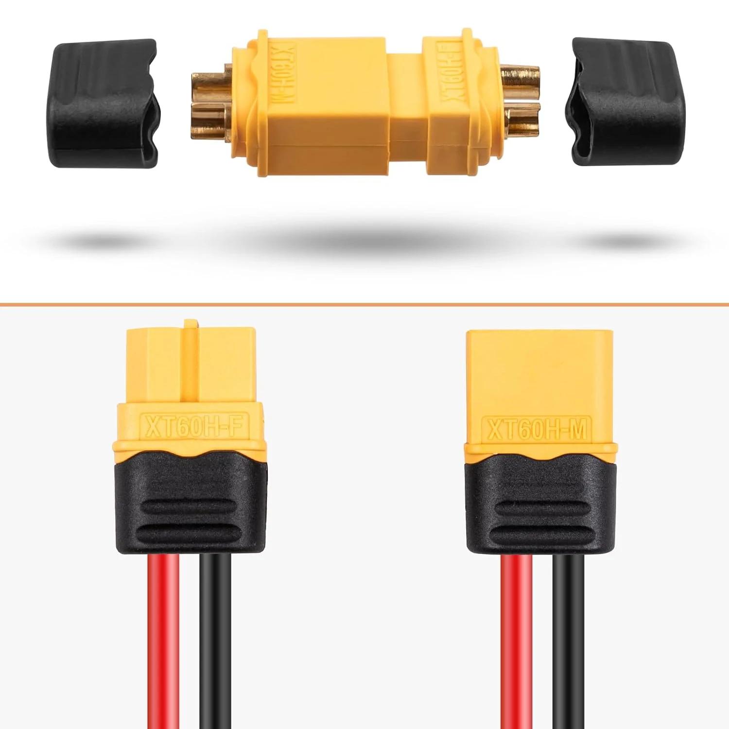 5/10 paires de connecteurs XT60H avec boîtier de gaine, prise femelle/mâle XT60 pour batterie RC Lip