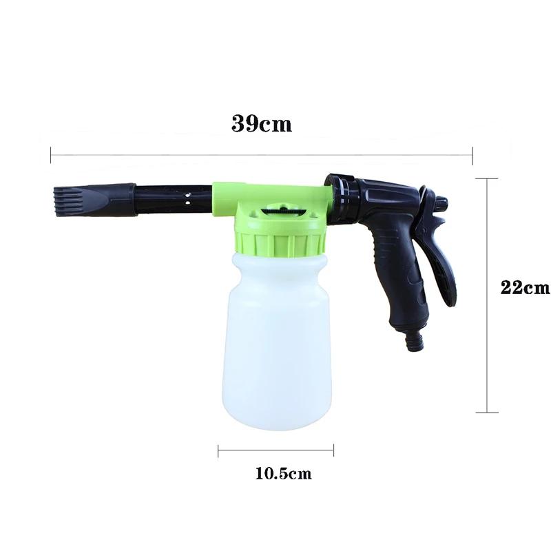 Buse de mousse de lavage de voiture réglable 1L, pistolet à mousse de lavage de voiture, Pot de mous