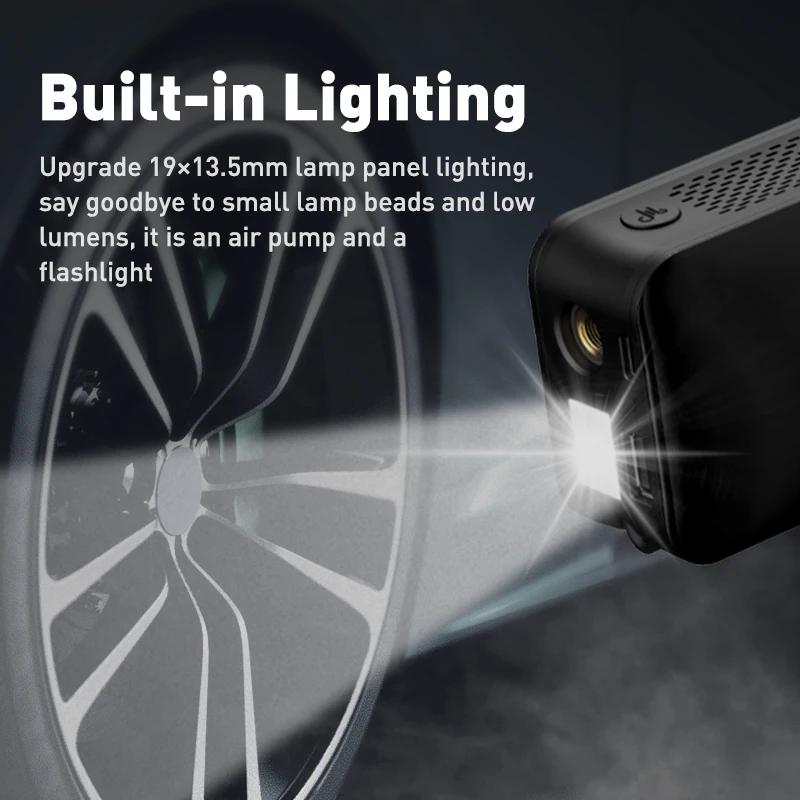 CARSUN pompe à Air Rechargeable gonfleur de pneu compresseur Portable numérique sans fil gonfleur de