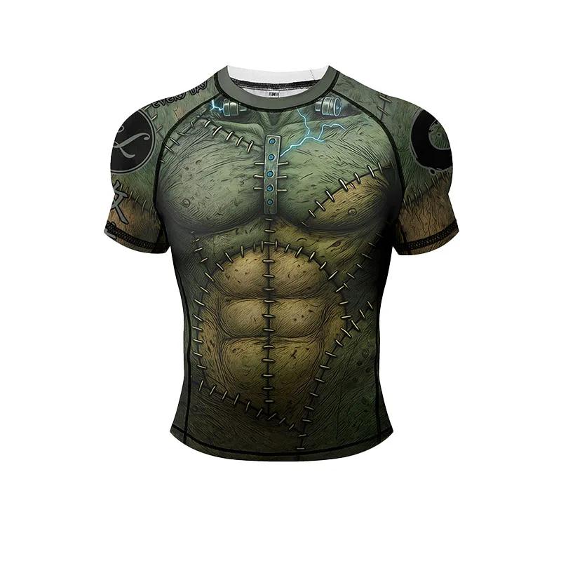 Nouvelles chemises de BJJ sans kimono, Rashguard d'entraînement de Jiu-Jitsu et de Kickboxing avec o
