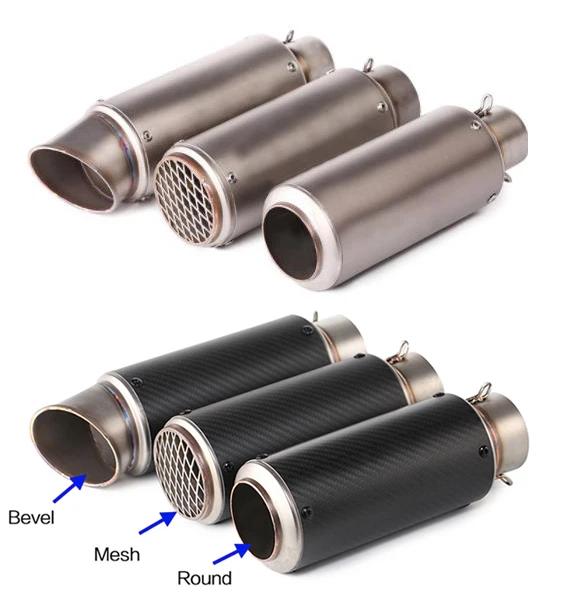Silencieux universel en fibre de carbone pour moto, GP-Project, Suzuki GSXS1000, Kawasaki Versys 100