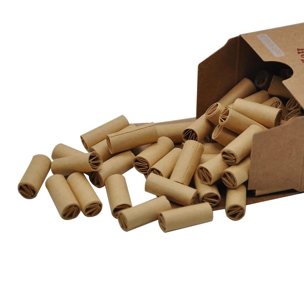 Embout filtrant One Boxof 120 grains, filtre en papier roulant marron de 7 mm, cadeau pour hommes