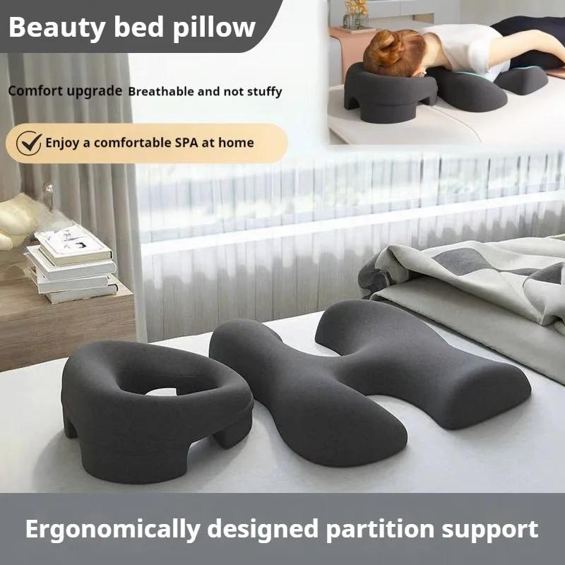 Coussin d'oreiller de Massage pour le visage et la poitrine, dédié au sein, détachable et lavable