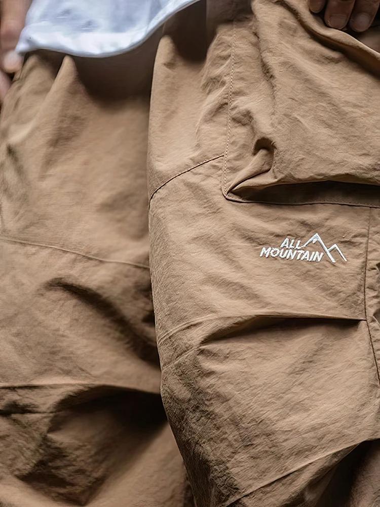 Vintage Baggy randonnée Cargo pantalon hommes imperméable Sport décontracté Jogging Sping été Parach