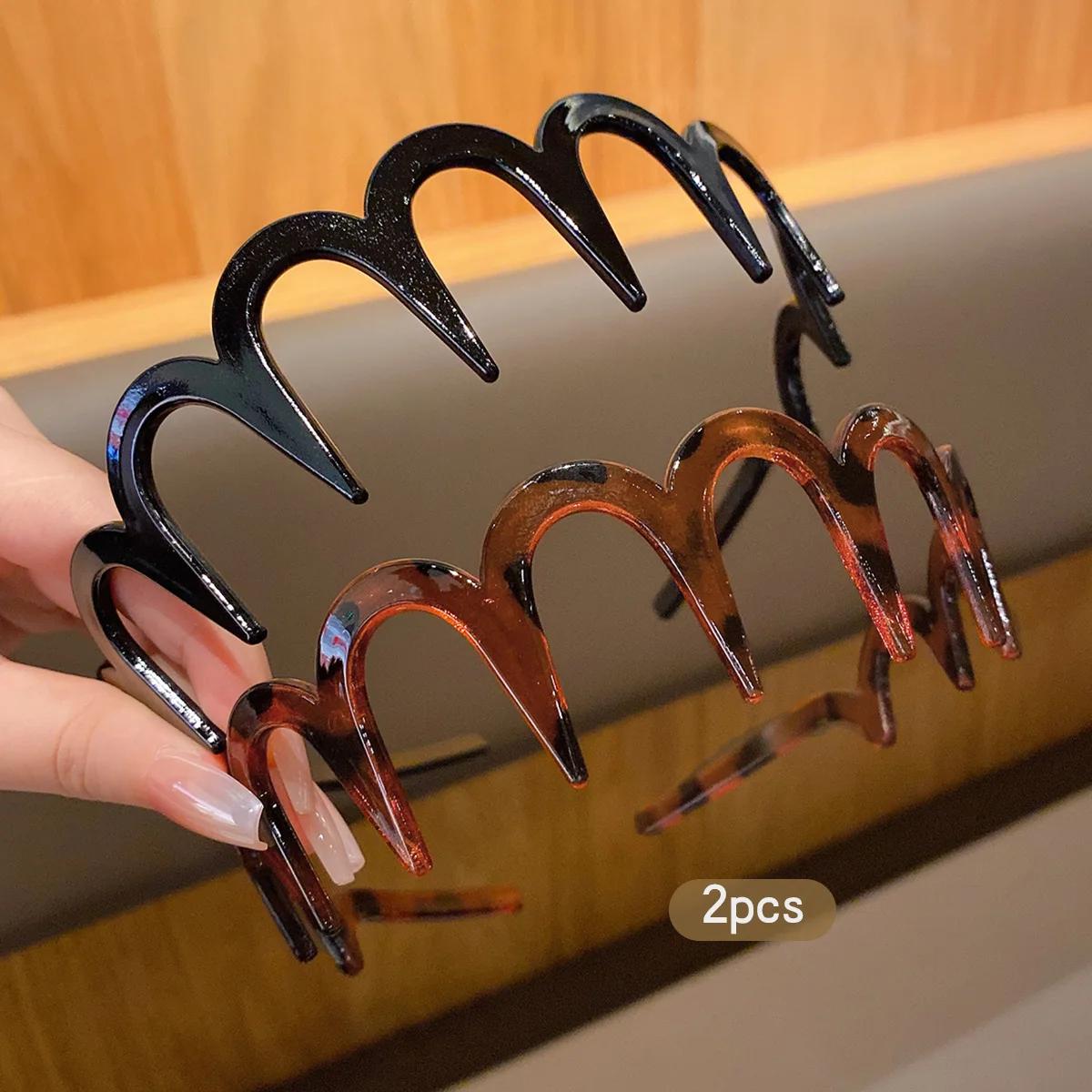 2 pinces à cheveux rouges avec dents et anti-ald adaptées à un usage quotidien comme accessoires pou