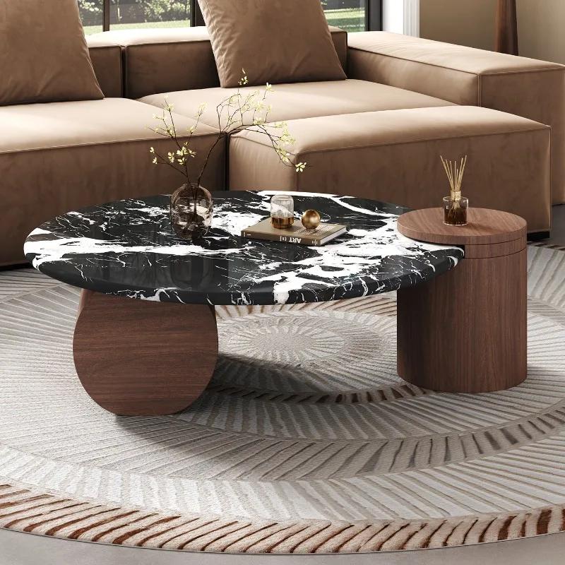 Table d'appoint de luxe Unique, décoration industrielle moderne, Table basse d'écriture, Service de 