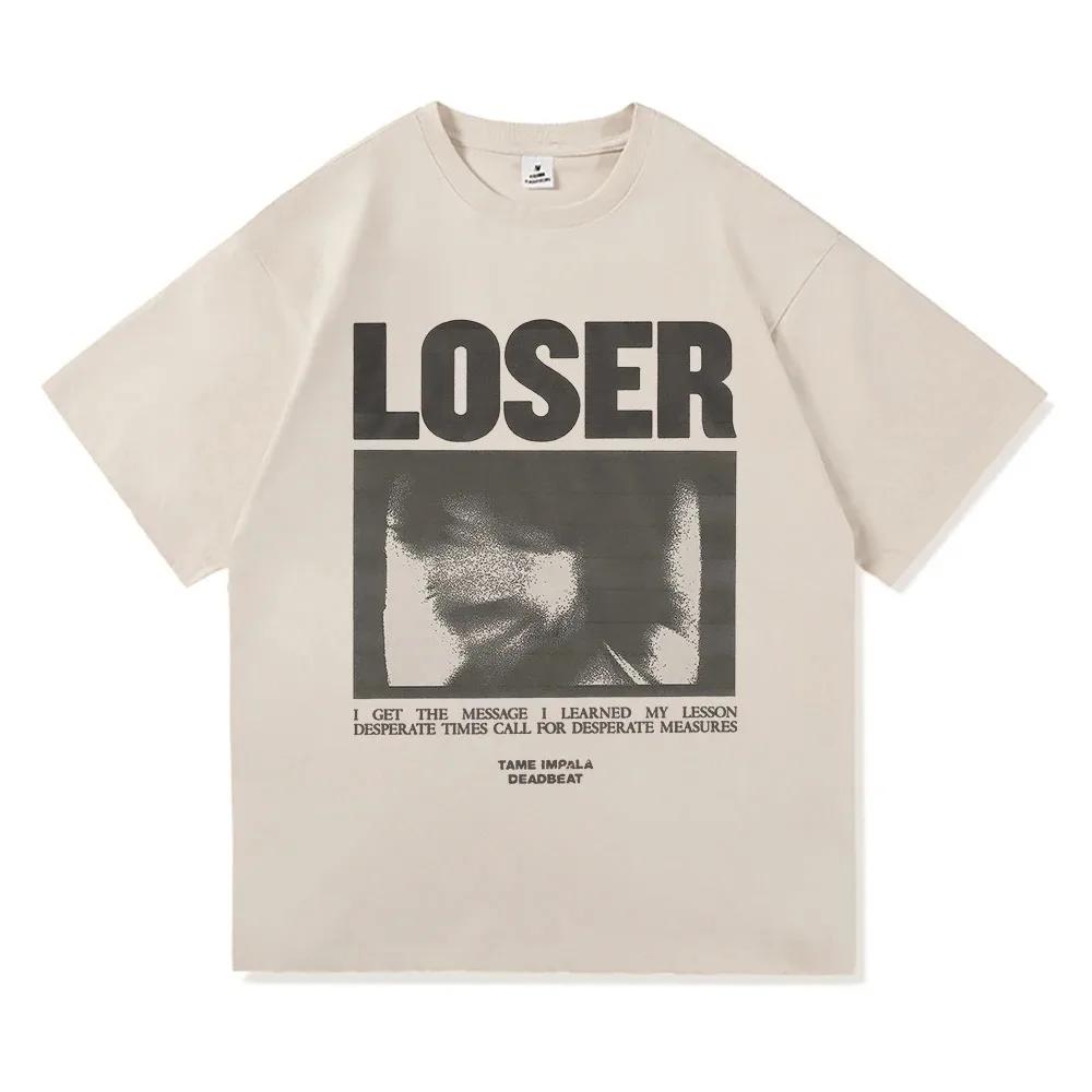 T-shirt graphique Tame Impala Loser, Merch Deadbeat Album 2025, T-shirt unisexe en coton premium sty