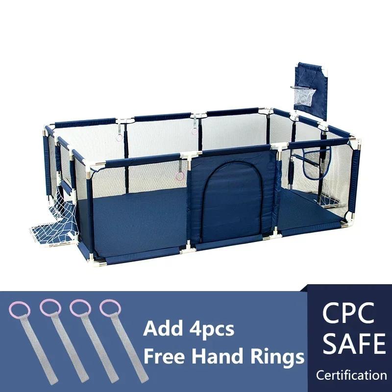 Parc de jeux pour bébé Corralito pour bébés en bas âge avec tuyaux en acier épais parc de jeu pour e