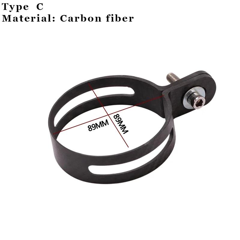 Tuyau d'échappement de moto 60.5mm, silencieux 51mm, cercle fixe universel, Support en Fiber de carb