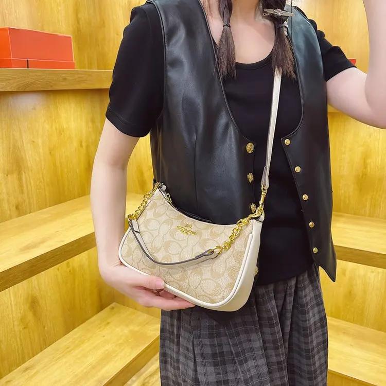 Sac de shopping élégant de créateur, sac à langer pour femme, sac fourre-tout de luxe en cuir, grand