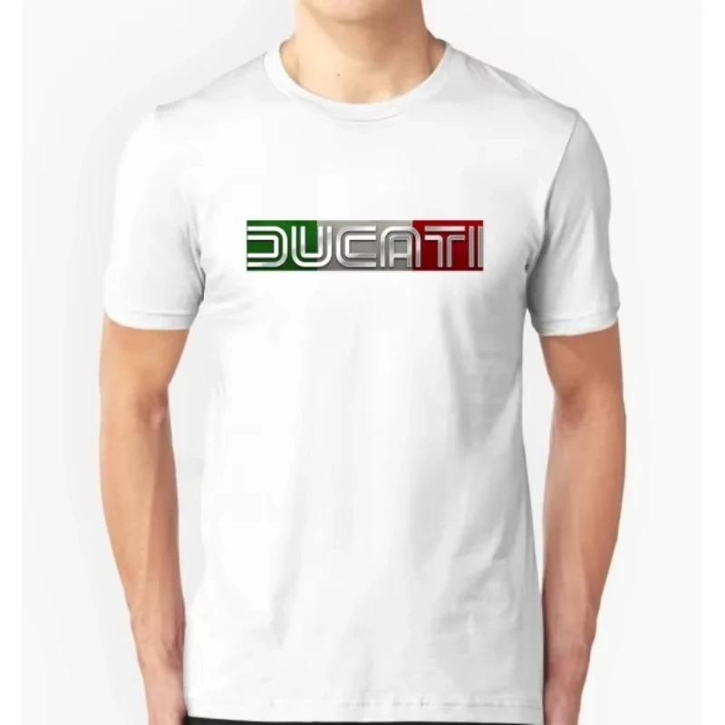 T-shirt en coton décontracté Ducati Moto GP Racing, T-shirt graphique d'été à manches courtes 2026 p