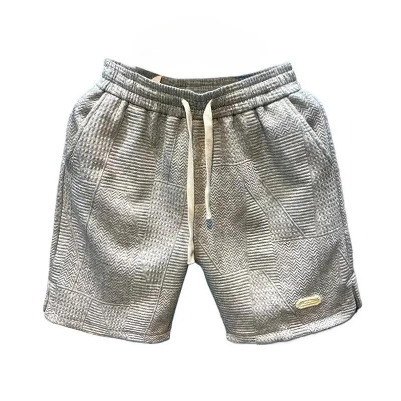 Short pour hommes été course décontracté Jogging Sport pantalon court lettre imprimer couleur unie c
