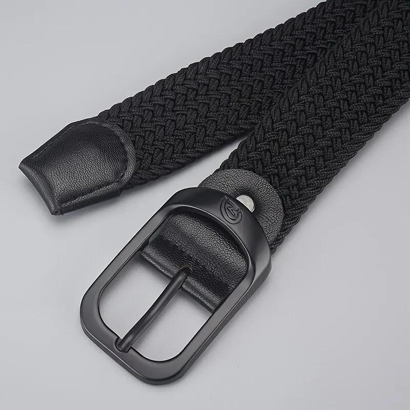 Ceinture élastique tissée décontractée pour hommes et femmes, ceinture de sport de plein air, pas be