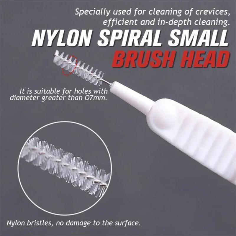 HOShower-Pommeau brosse de lavage anti-encrassement pour livres de téléphone, micro brosse en nylon 