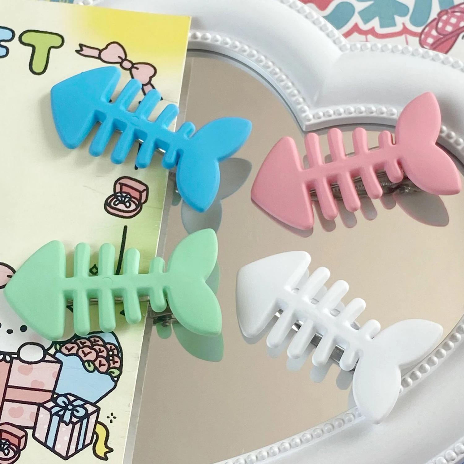 Pince à cheveux en arête de poisson mate pour filles, petites Barrettes, Clips latéraux pour femmes,