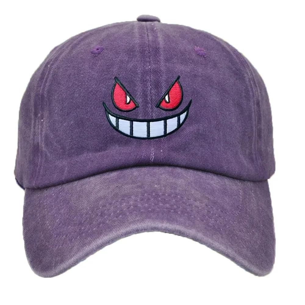 Anime Pokemon Gengar casquettes de Baseball chapeaux de relance casquettes de sport réglables chapea