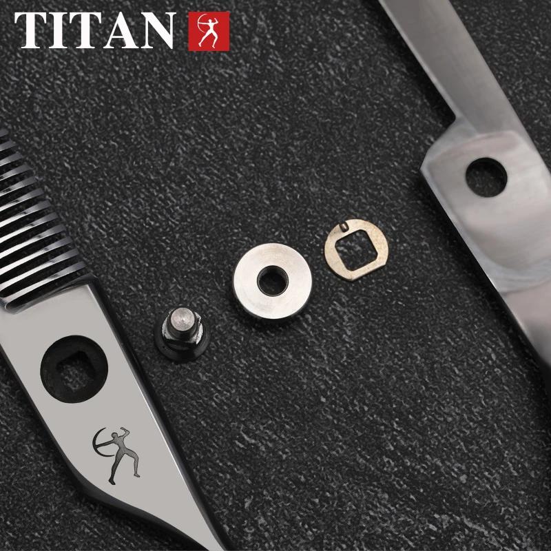 TITAN professionnel 6 pouces coupe de cheveux ciseaux coupe salon ciseaux barbier ciseaux amincissan