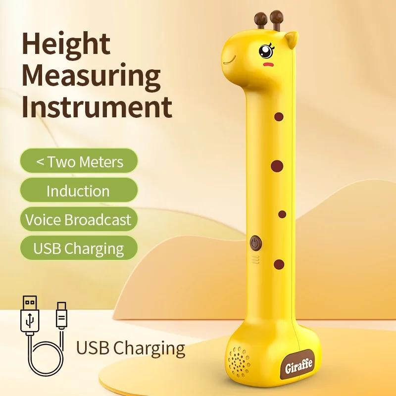 Mètre de mesure de la taille pour enfants à usage domestique avec mesure électronique par ultrasons,