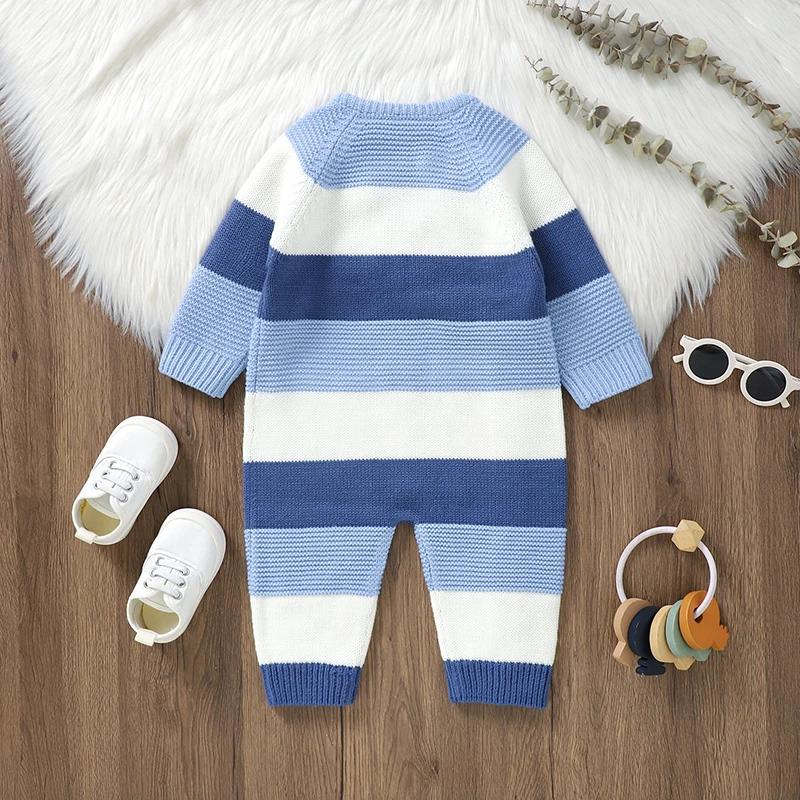 Barboteuse d'hiver pour bébé, vêtements d'automne à manches longues pour nouveau-né, garçons et fill