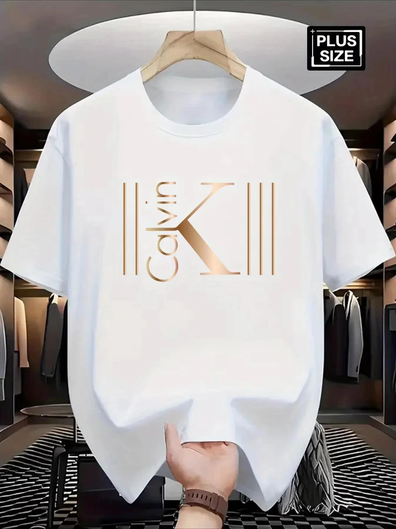 T-shirt de luxe 2026 pour homme, respirant, motif sportif imprimé, décontracté et tendance, manches 