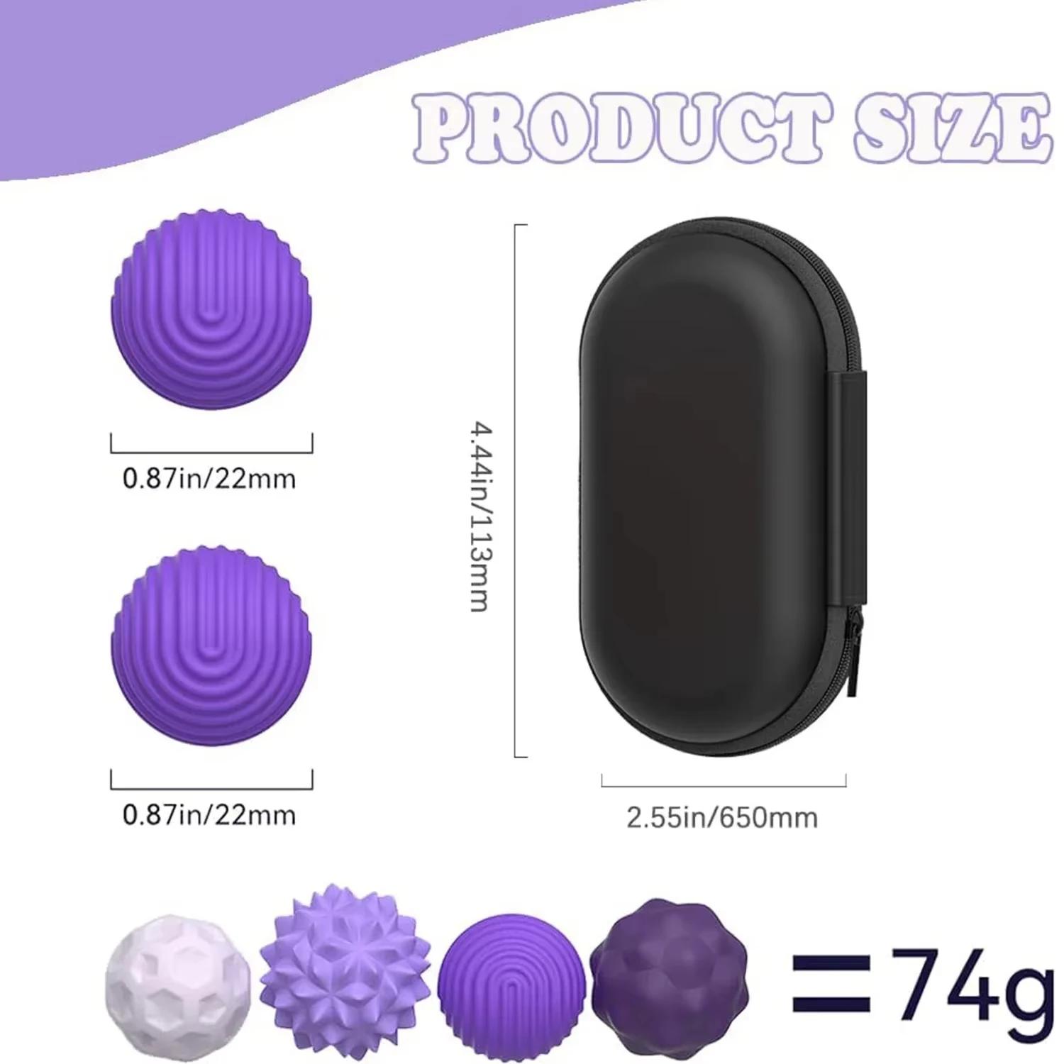 Boules sensorielles magnétiques en Silicone, balles d'inquiétude, autisme, apaisant, jouet Fidget po