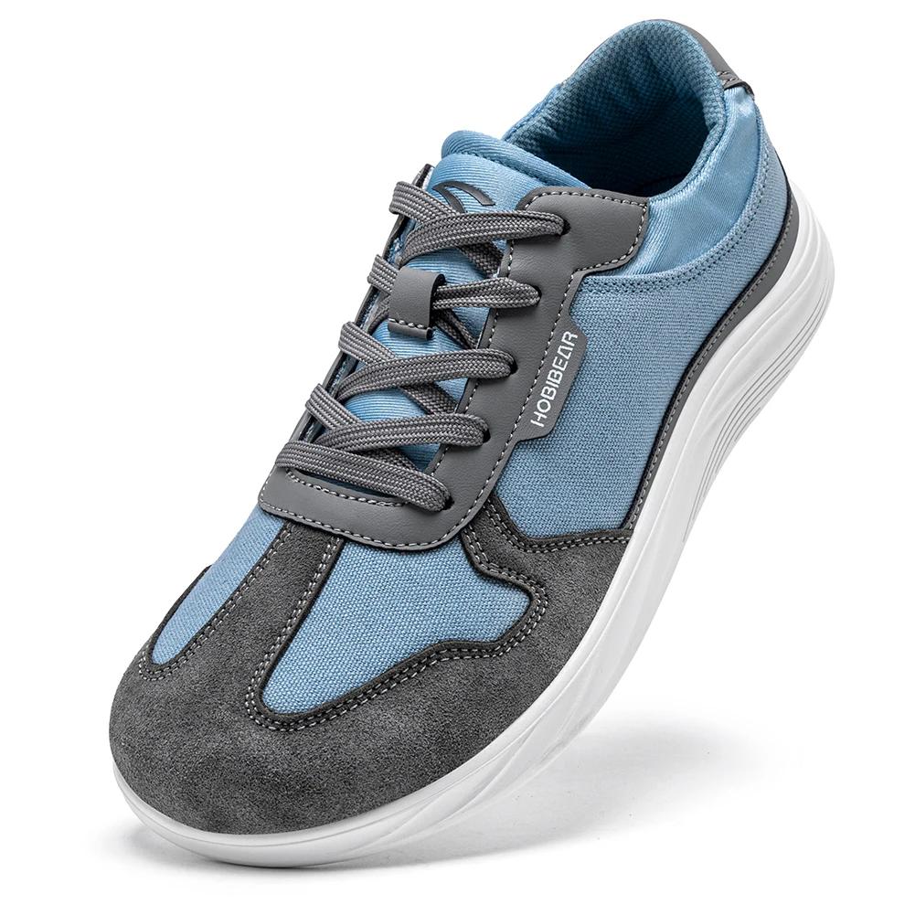 Chaussures pieds nus HOBIBEAR pour hommes et femmes |   Baskets en toile à bout large, légères, déco