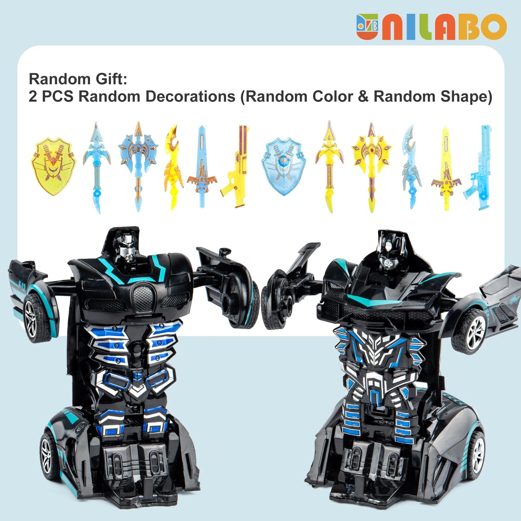 Jouets de voiture de sport Robot Transformable, sans piles, cadeau éducatif pour enfants, modèle de 