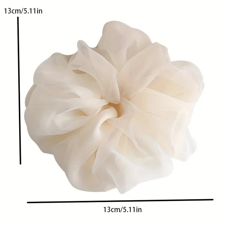 Grande corde à cheveux en maille pour femmes, Simple et à la mode, ne fait pas mal aux cheveux, cord
