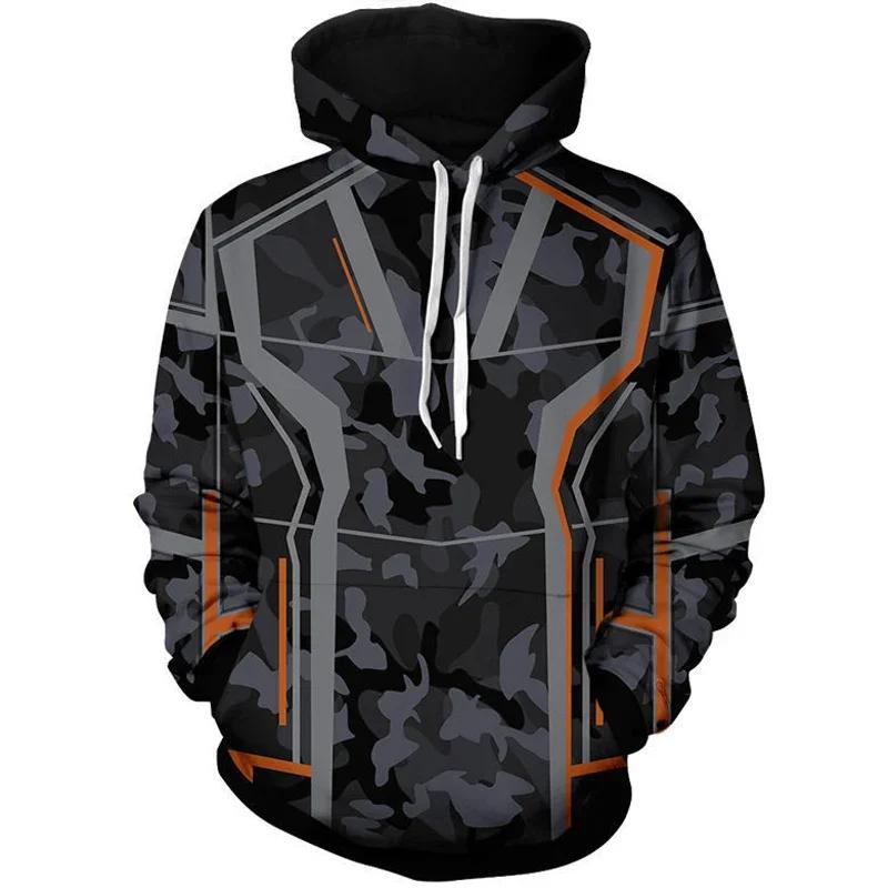Super-héros Tony Stark Cosplay sweat à capuche pull décontracté survêtements amples automne printemp