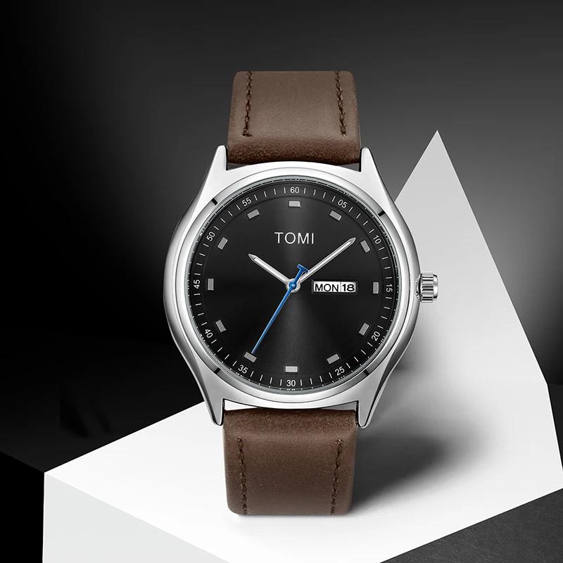 TOMI montre pour hommes minimaliste affaires décontracté montre à Quartz pour hommes et femmes à la 