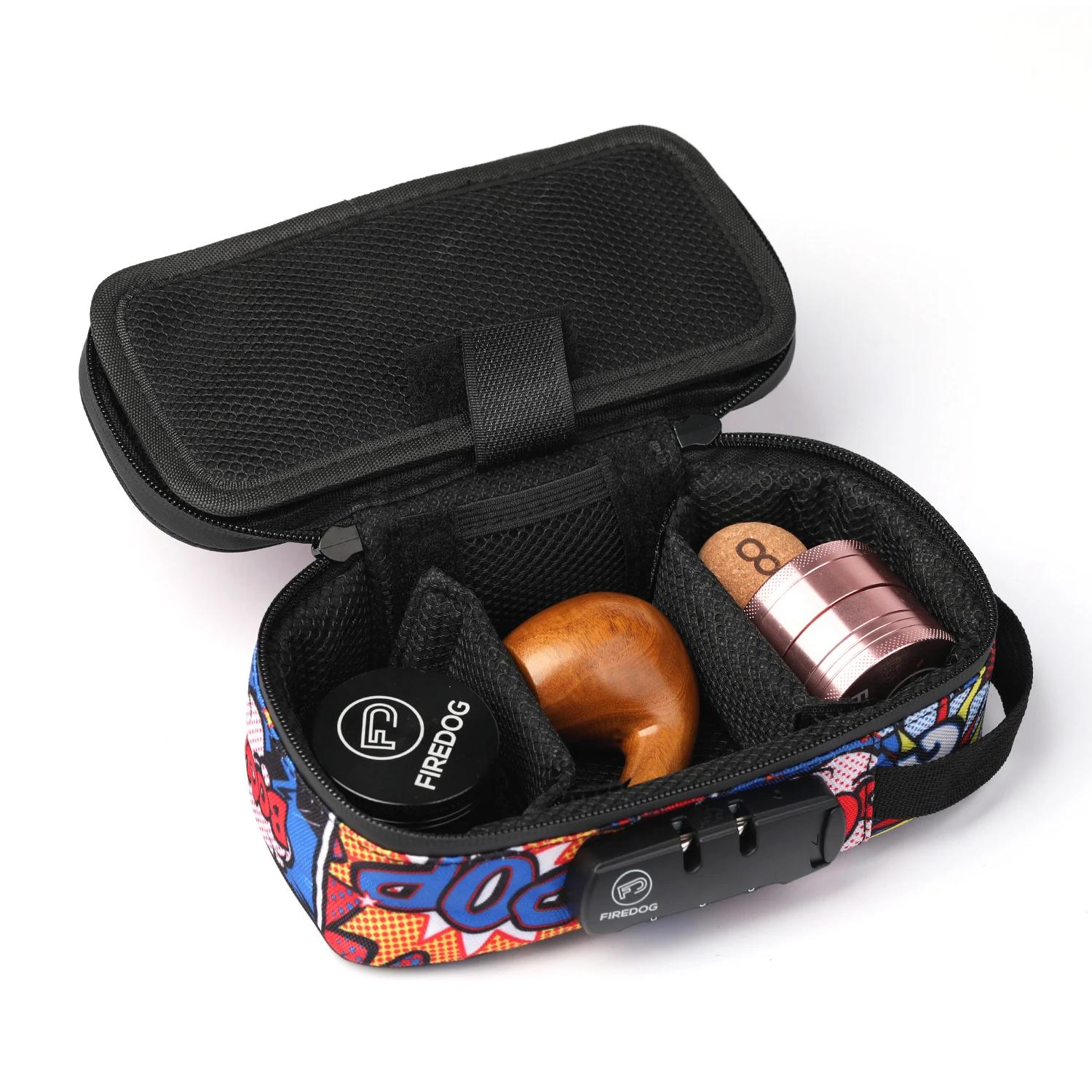 Sac anti-odeur FIREDOG avec étui de rangement d'odeur à serrure à combinaison