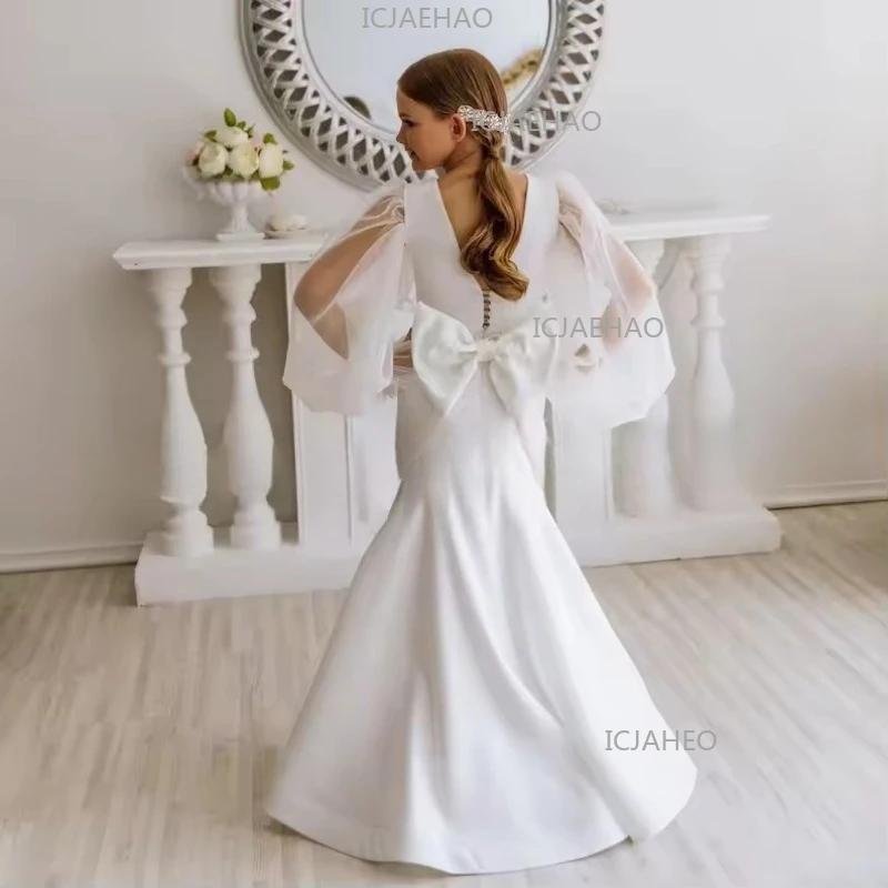 Robe de soirée sirène pour enfants, costume de princesse, tenue de performance pour filles, robe de 
