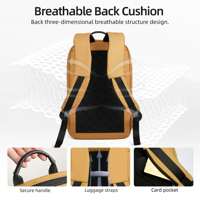 Heroic Knight sac à dos hommes multifonction affaires étanche mince sac à dos pour ordinateur portab