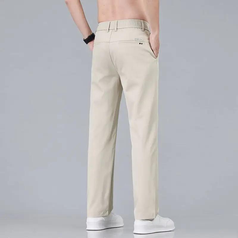 2025 nouveaux hommes classique couleur unie été 3 couleurs pantalons décontractés affaires mode Stre