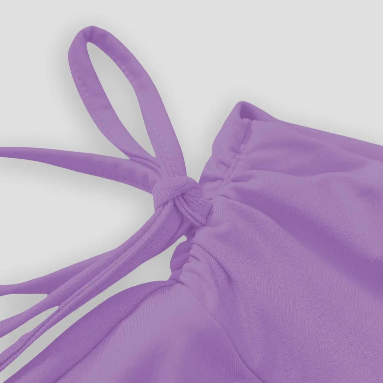 Jupe trapèze ultra courte pour femme, bord à volants, fausse proximité, WString, polyvalent, élégant