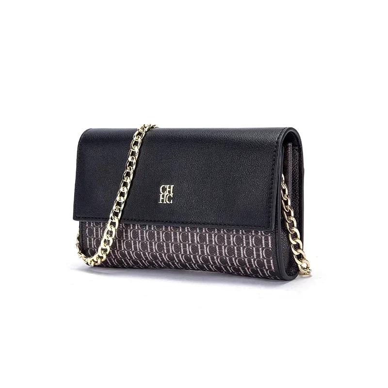 Sac à bandoulière polyvalent pour femme CH Festival Essential avec imprimé lettres, collection mode 