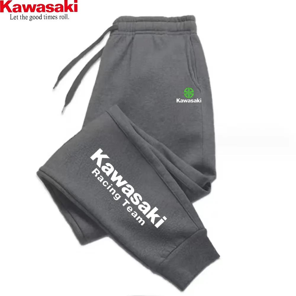 Matériel multicolore de pantalons de mode de sport et de loisirs Kawasaki : pantalons de sport, pant